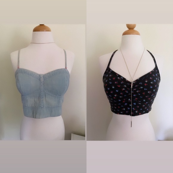 aerie Tops - A.E and Aerie Bralette Bundle